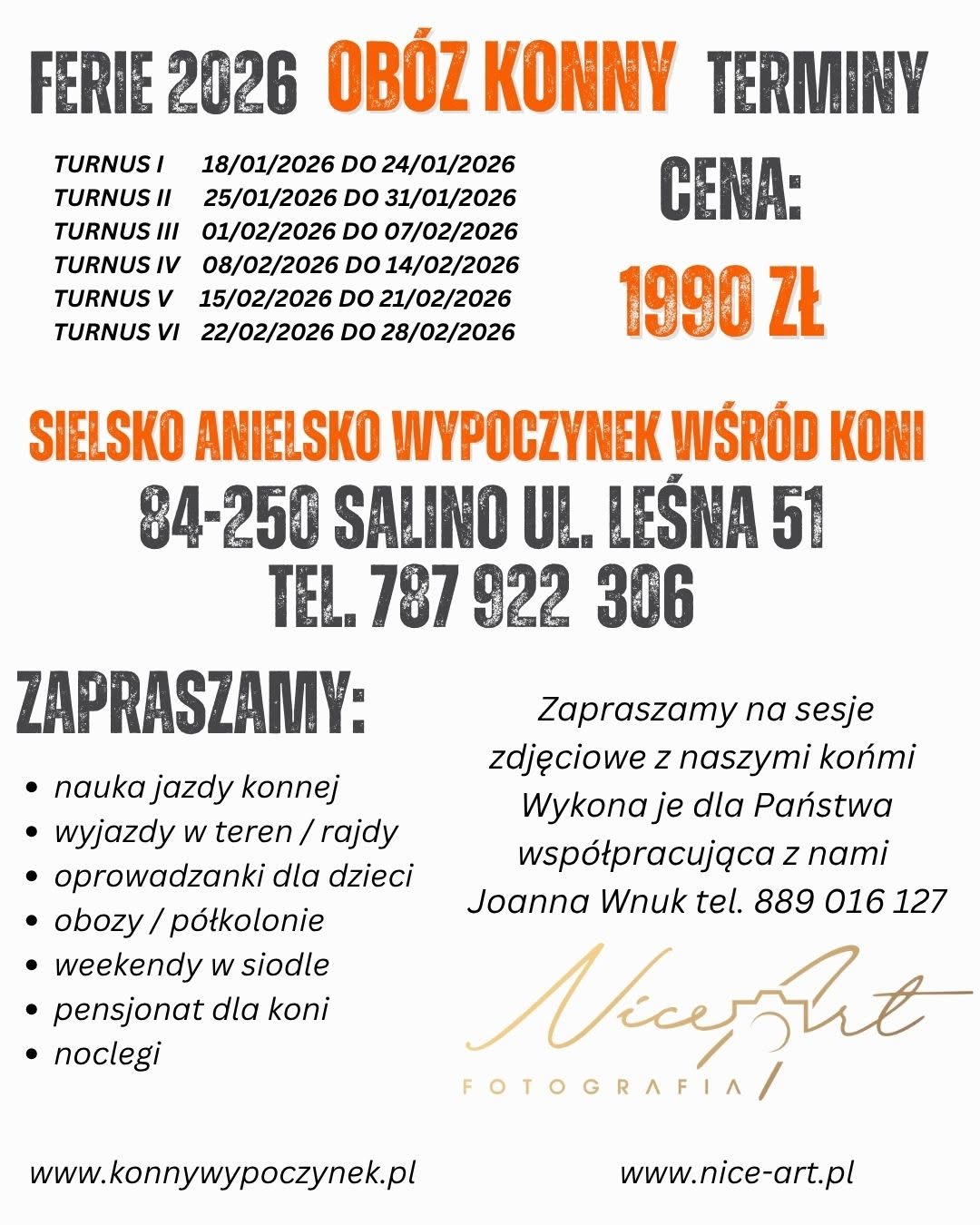 Ferie Zimowe Konne (08.02 - 14.02.2026) - obrazek 2